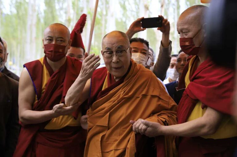 Ahead of G-20 meetings, Dalai Lama arrives in Ladakh