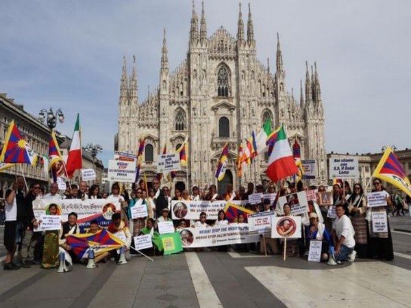 Tibet Support Rally organised in Milan