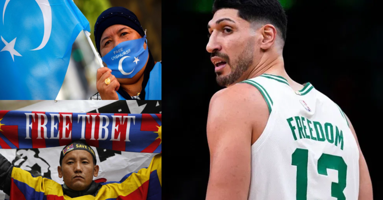 Former Boston Celtics player Enes Kanter Freedom revealed in a congressional hearing that he was barred from the NBA for criticizing China's persecution of Tibetans and Uyghurs.