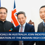 Tibet Officials in Australia Join Independence Day Celebration at the Indian High Commission