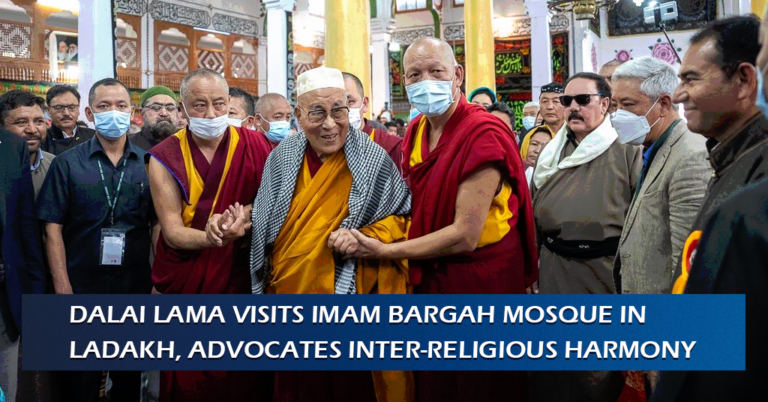 Dalai Lama Visits Imam Bargah Mosque in Ladakh, Advocates Inter-religious Harmony