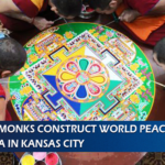 Tibetan Monks Construct World Peace Sand Mandala in Kansas City