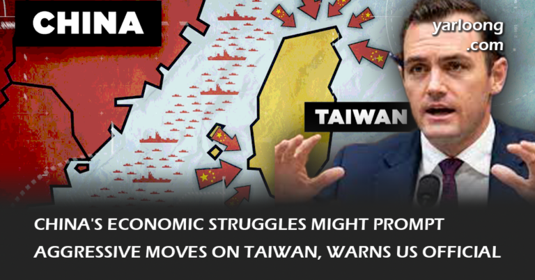 Explore the implications of China's economic downturn on potential military actions towards Taiwan, as discussed by US officials including President Joe Biden and Congressman Mike Gallagher.