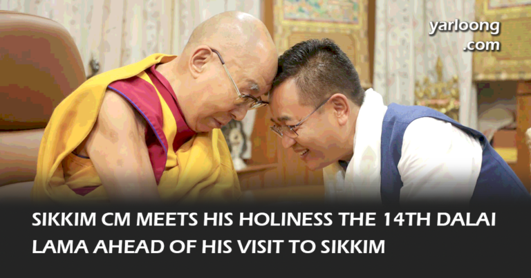 Sikkim's CM Prem Singh Tamang-Golay meets His Holiness the Dalai Lama in Dharamshala, expressing gratitude and reverence. The spiritual leader's anticipated visit to Sikkim in October 2023 promises blessings and teachings of peace and compassion.