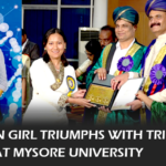 Tsewang Tsamchoe makes the Tibetan community proud, clinching three gold medals in MSc Genetics at #MysoreUniversity! From Dhondhenling Tibetan Settlement to academic stardom, her journey is truly inspiring