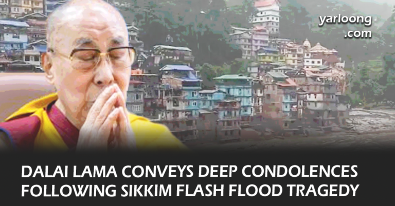 His Holiness the Dalai Lama expresses deep condolences over the Sikkim flash flood tragedy, highlighting the impact on Teesta River Valley. Details on the spiritual leader's solidarity gesture and the extent of the disaster inside.