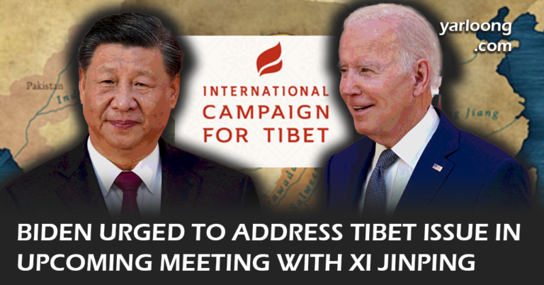 International Campaign for Tibet urges Biden to prioritize Tibet-China resolution in upcoming Xi Jinping meeting.