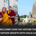 he spiritual allure of Bodh Gaya with over 76,000 visitors this month, including the anticipated arrival of the Dalai Lama.