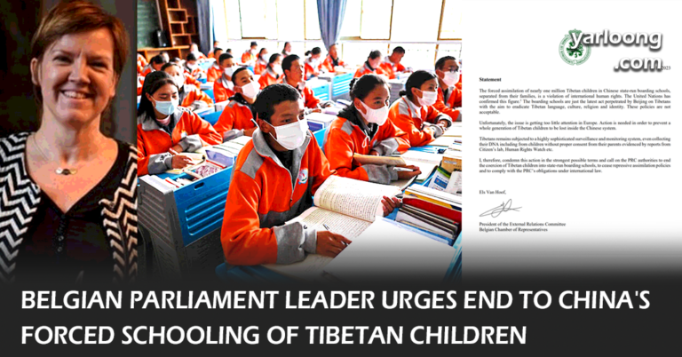 Els Van Hoof, President of the Foreign Affairs Committee of the Belgian Federal Parliament, condemns China's policy of coercing Tibetan children into state-run boarding schools, urging respect for human rights and Tibetan identity.