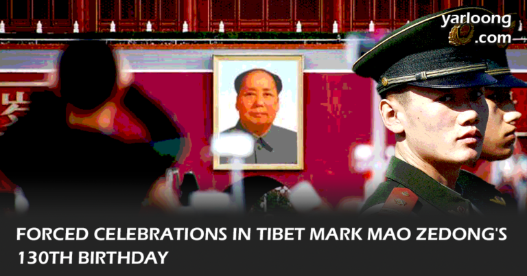 Forced celebrations in Tibet for Mao Zedong's 130th anniversary, highlighting the region's complex history, Chinese occupation, and the struggle for Tibetan identity.