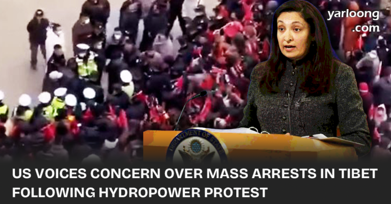 U.S. Special Coordinator for Tibetan Issues, Uzra Zeya, expresses concern over the arrest of Tibetan monks and locals protesting against hydropower construction in Tibet, urging China to respect freedom of expression and protect cultural relics.