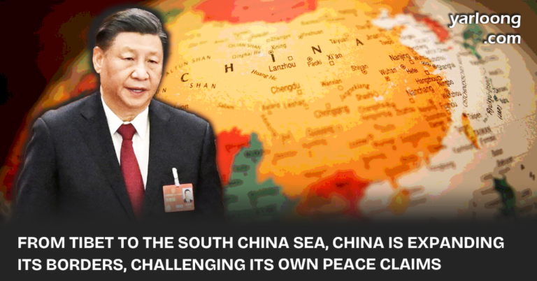 From Tibet to the South China Sea, China is expanding its borders, challenging its own peace claims