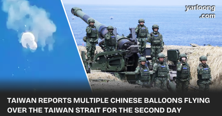 Taiwan reports multiple Chinese balloons flying over the Taiwan Strait for the second day, amid tensions with China. These incidents raise aviation safety concerns and political intimidation.