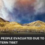 Scenes from eastern Tibet as nearly 3,400 villagers evacuate to safety amidst a raging forest fire. Over 1,200 firefighters are courageously fighting the flames, protecting lives and land.