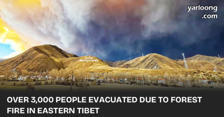 Scenes from eastern Tibet as nearly 3,400 villagers evacuate to safety amidst a raging forest fire. Over 1,200 firefighters are courageously fighting the flames, protecting lives and land.