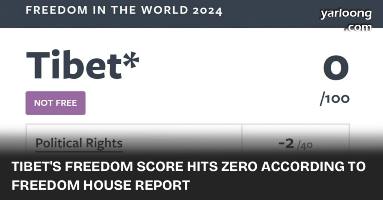 Freedom House assigns Tibet a global freedom score of zero, highlighting the dire consequences of Chinese occupation. Calls for peaceful dialogue and international support to resolve this crisis are louder than ever.