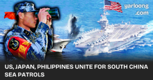 US, Japan, and the Philippines are launching joint naval patrols in the South China Sea, aimed at countering China's increasing military presence in the region.
