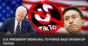 President Joe Biden signed a bill on Wednesday that pressures TikTok's Chinese parent company, ByteDance, to sell the app or face a ban within the next year.