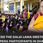 His Holiness the Dalai Lama joined hundreds of performers for a moving display of Tibetan opera. Reflecting on the importance of preserving culture and traditions, His Holiness shared his joy and hope for the future.