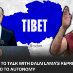 China has officially declared that it will only conduct discussions regarding Tibet with the Dalai Lama's representatives, explicitly ruling out talks on autonomy for the region.
