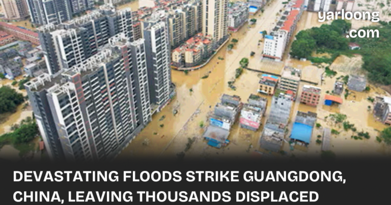 Over 110,000 evacuated in Guangdong as torrential rains unleash devastating floods. Rescuers work tirelessly in affected areas, with significant economic losses reported.