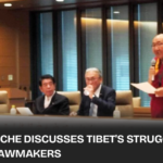 Arjia Rinpoche shares insights on Tibet's plight with Japanese lawmakers, highlighting ongoing human rights violations by China.