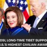 Nancy Pelosi, also a long-standing support of Tibet and a close friend of His Holiness the Dalai Lama, received the nation’s highest civilian award for her exceptional contributions.
