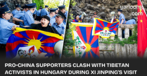 Tensions rise in Budapest as pro-China activists clash with Tibetan protesters during President Xi Jinping's visit. Advocates for 'Free Tibet' face resistance amidst calls for human rights.