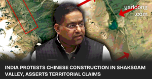 ndia has lodged a formal protest against China's construction activities in the strategically significant Shaksgam Valley, emphasizing its unwavering stance on territorial integrity.