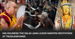 During the sacred Saga Dawa celebrations, His Holiness the Dalai Lama led a powerful mantra recitation at Tsuglagkhang, Dharamsala