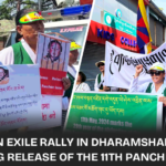 In Dharamshala, exiled Tibetans gathered to demand the release of the 11th Panchen Lama, Gedhun Choekyi Nyima, who was recognized by the Dalai Lama but is believed to have been abducted by China.