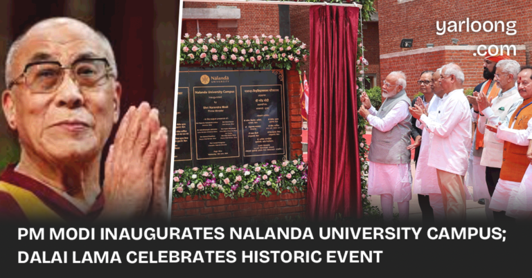 PM Modi unveils the new Nalanda University campus in Bihar, with greetings from His Holiness the Dalai Lama. A beacon of ancient wisdom and modern learning reborn!